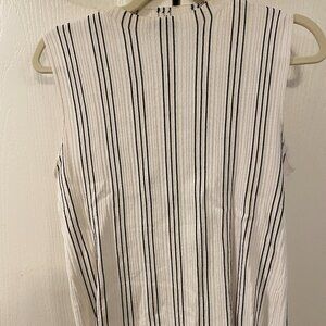 Tahari Striped Sleeveless Top